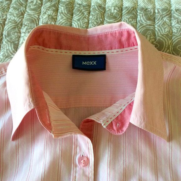 Mexx pink striped dress shirt - Picture 2 of 3